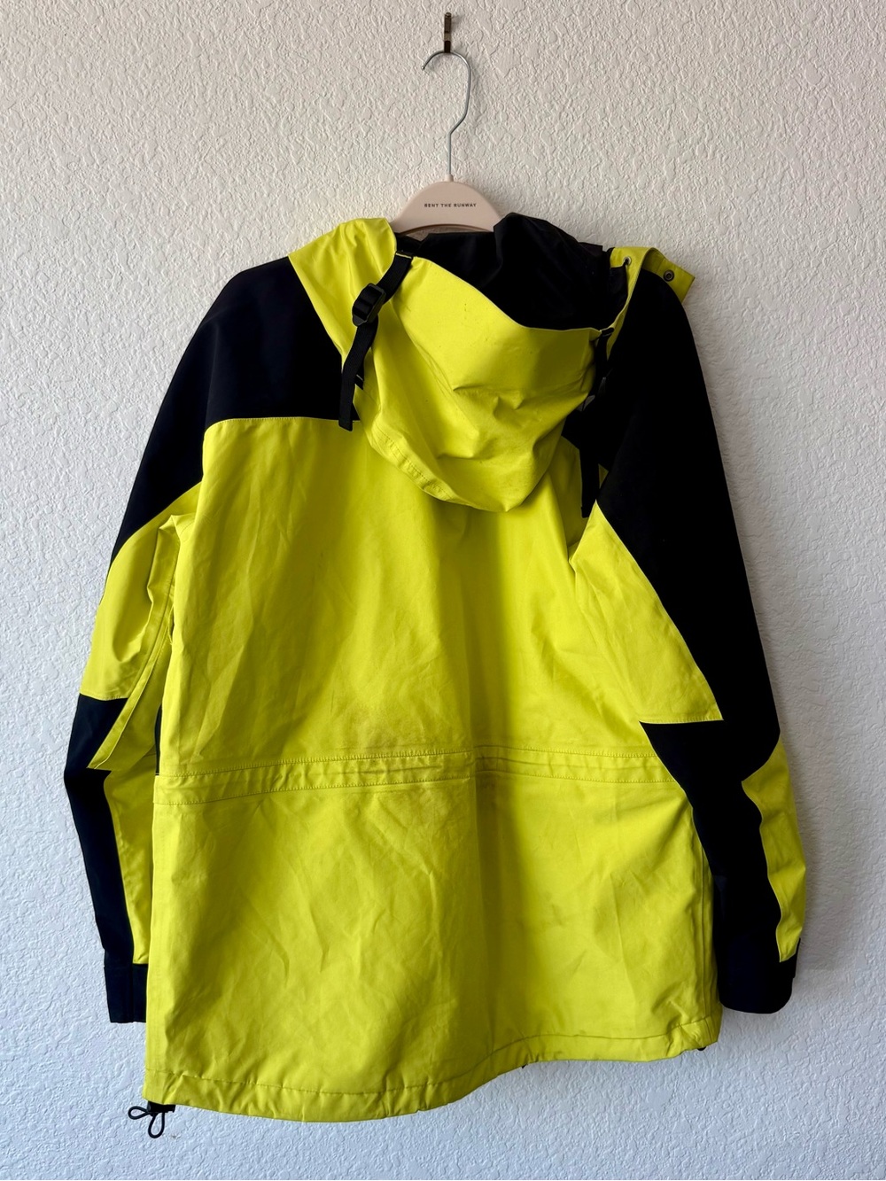 The North Face Men’s Yellow and Black Hooded Jacket - Picture 3 of 9